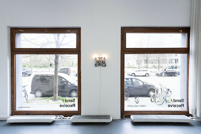 Installation view Soshiro Matsubara and Joanna Woś, Croy Nielsen, Rosa-Luxemburg-Platz, Berlin, 2023. Photo by Joanna Wilk