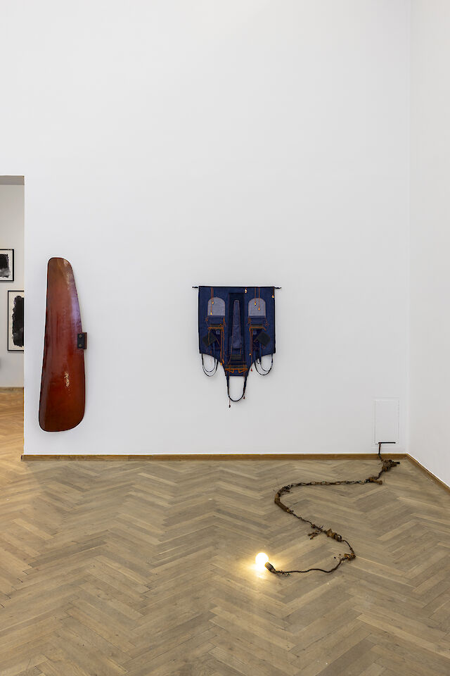 Marie Lund, Birke Gorm, installation view CHART, Copenhagen, 2023, photo by Jan Søndergaard