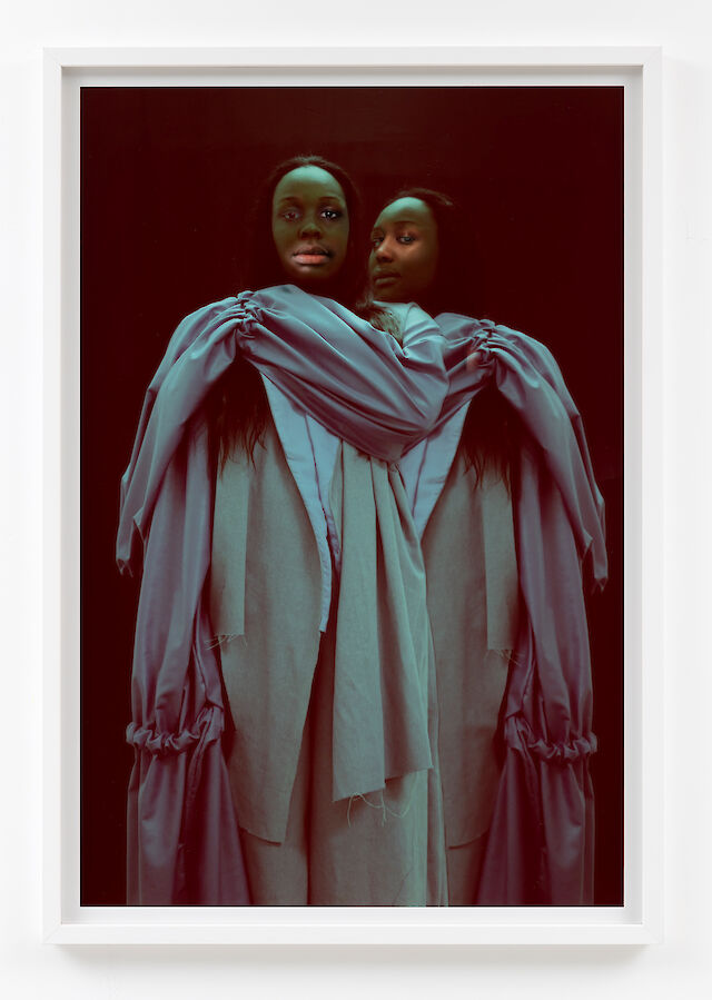Sandra Mujinga, Lack #67, 2022, inkjet print on canson platine, framed: 94&nbsp;×&nbsp;64 cm, photo by Øystein Thorvaldsen