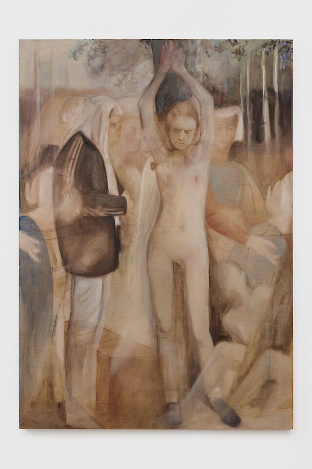 Joanna Woś, Untitled, 2023, oil on linen, 170&nbsp;×&nbsp;120 cm