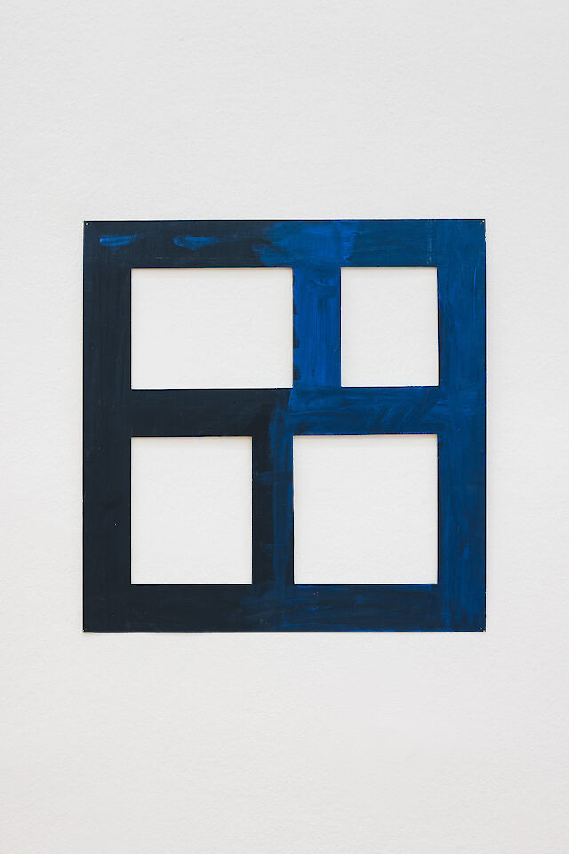 Albert Mertz, Struktur I, 1978, Gouache on cardboard, 50&nbsp;×&nbsp;50 cm