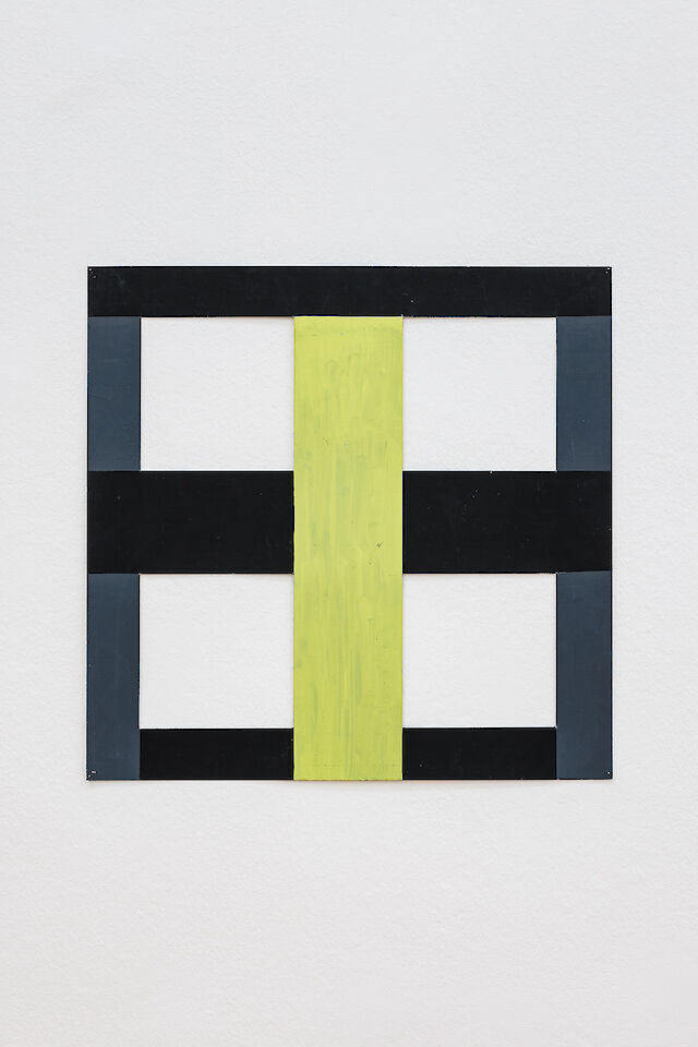 Albert Mertz, Struktur V, 1978, Gouache on cardboard, 50&nbsp;×&nbsp;50 cm