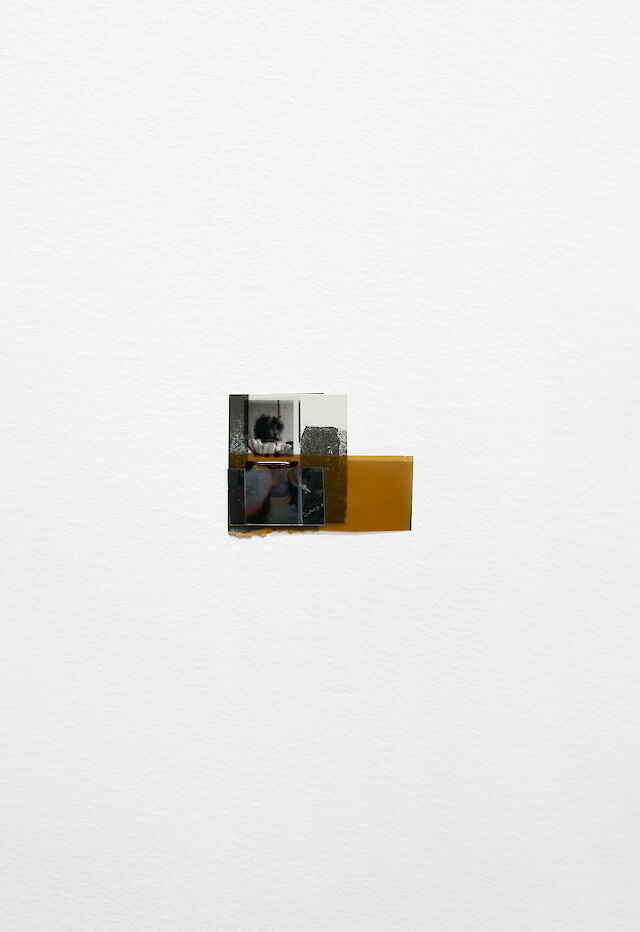 B. Ingrid Olson, Anima, 2011–2024, Laser print, lithographic print, transparency, color film, paper, metalic paper, staple, 4.4&nbsp;×&nbsp;6&nbsp;×&nbsp;0.3 cm